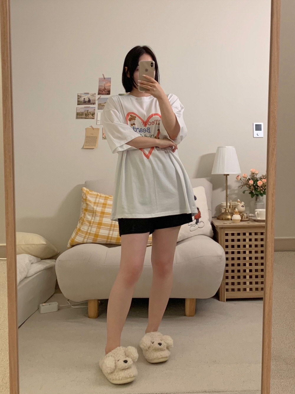 [기획상품] 코지 반바지 커플잠옷 빅사이즈 패밀리 파자마 파티 이미지 3