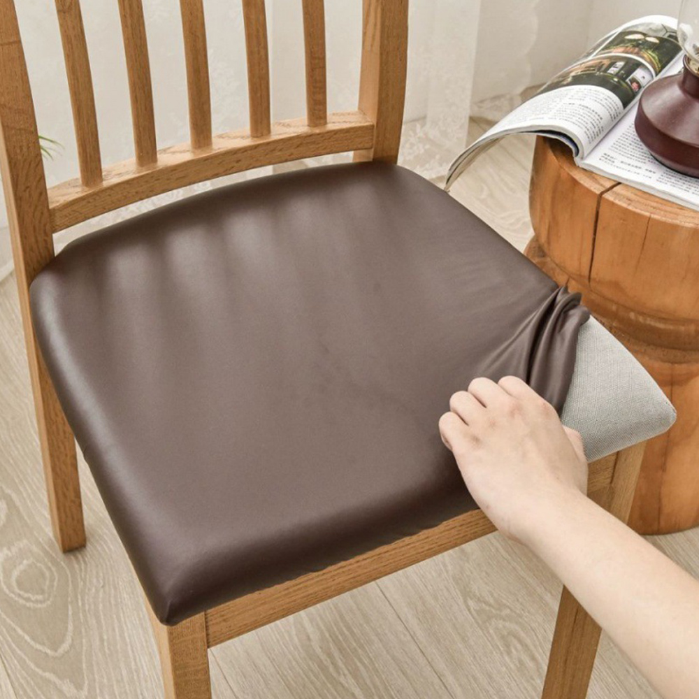 새것처럼 가죽 의자커버 천갈이 덮개 리폼 화장대 식탁의자 커버