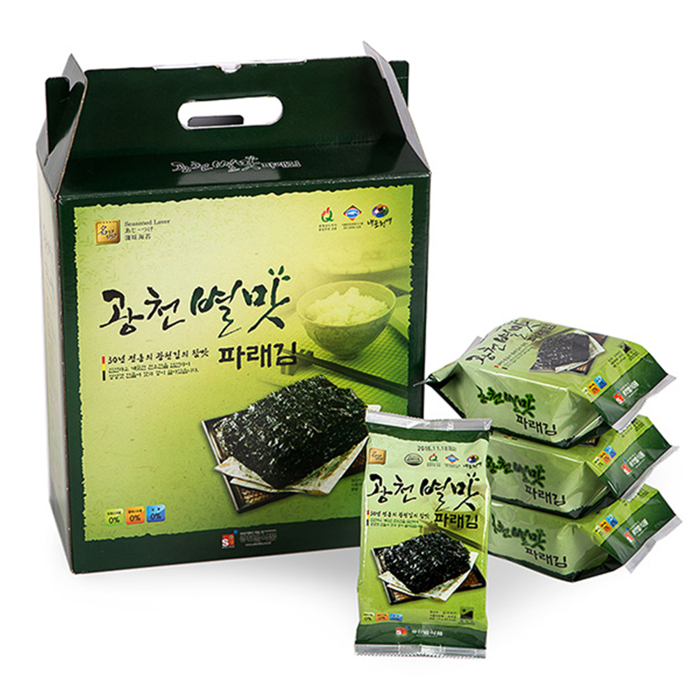광천별맛김 식탁김 파래조미김 15g 15봉
