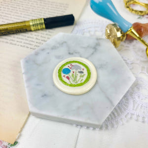 실링왁스 대리석 패드 육각 커팅 받침대 코스터 실사용 후기 | 효과 있을까? - 상품 이미지 4