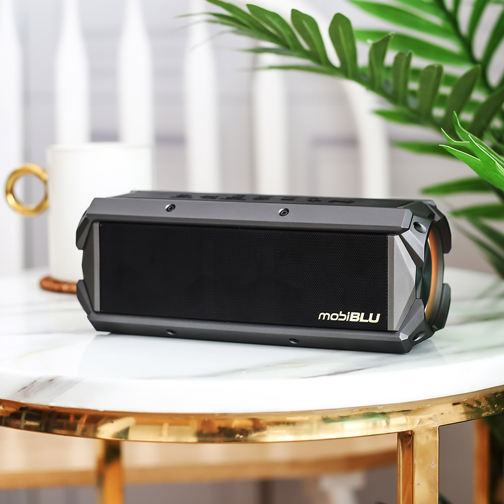 모비블루 사운드비트B4 블루투스스피커 휴대용스피커 테이블형 블랙 60W 제품 이미지