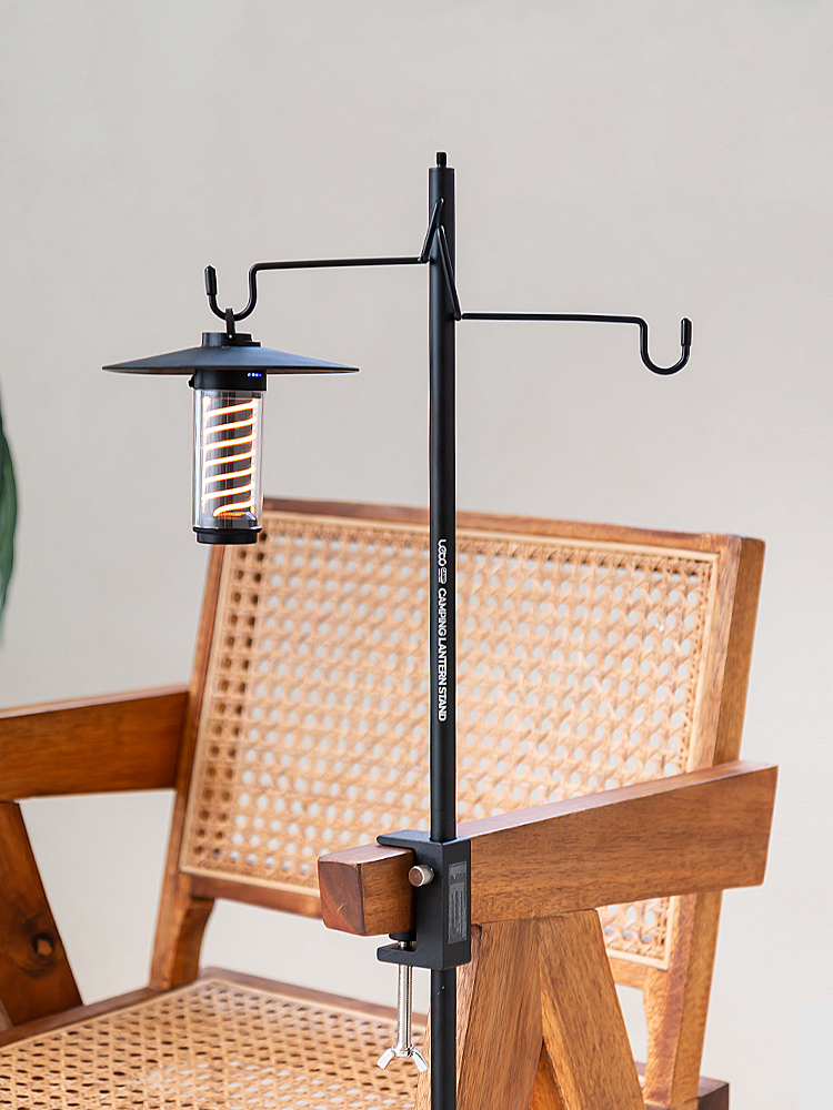 레토 듀얼 캠핑 랜턴걸이 스탠드 거치대 2Way 테이블 파일드라이버 겸용 LCE-LR01