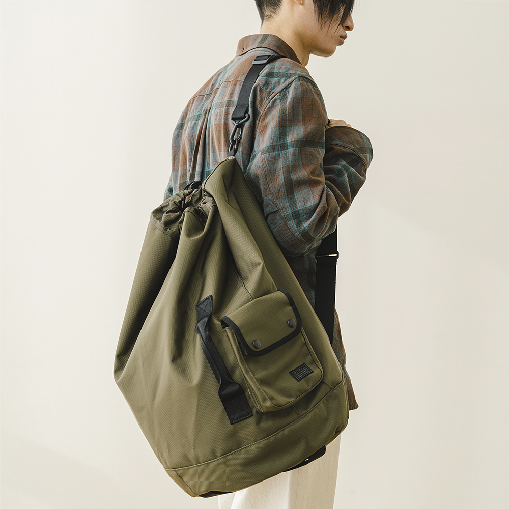 디얼스 발리스틱 코듀라 슬링백 CORDURA String Sling Bag - OLIVE - 상품 이미지