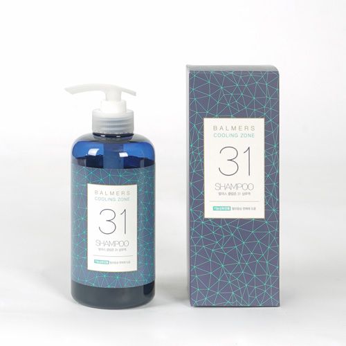 발머스 쿨링 존 31 샴푸 500ml 탈모 기능성 한방샴푸 청소년 박하 쿨 삼푸 샴프