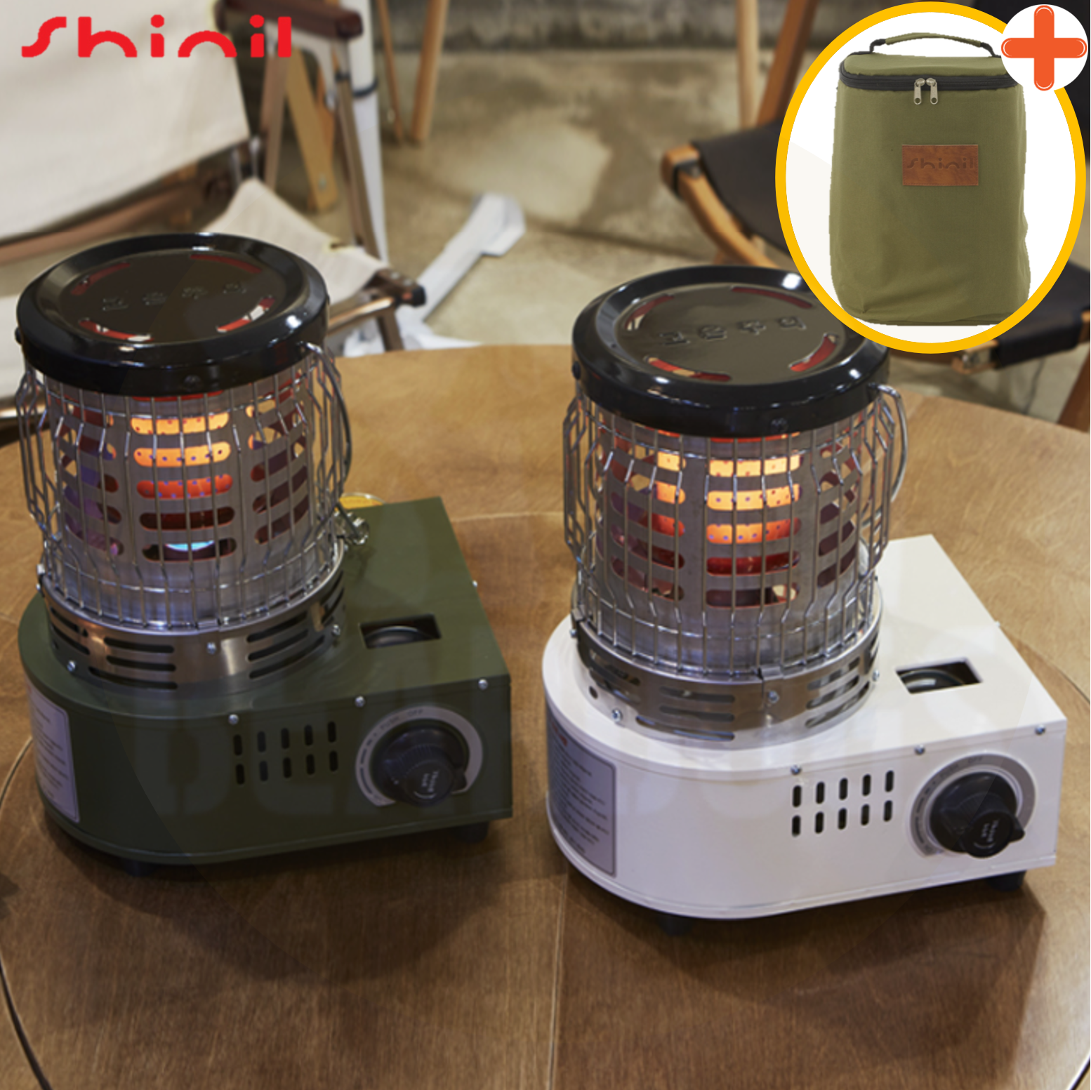 신일 가스 난로 캠핑 히터 미니 소형 부탄가스 호환