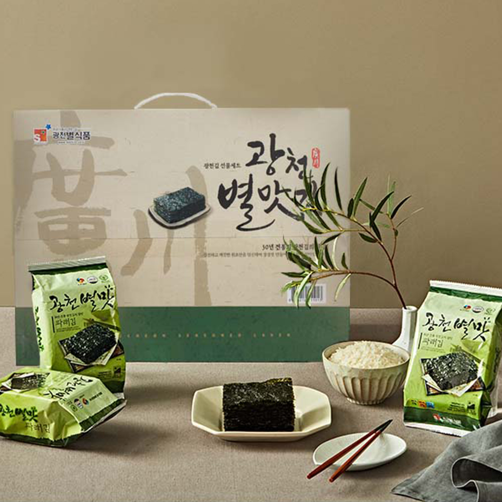 광천 별맛김 식탁김 파래조미김 15g x 24봉
