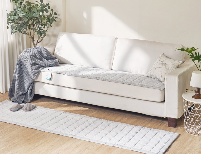 냉감 아이스셀 쇼파패드 여름용 시원한 쿨 매트 깔개 방석 3 4인용 흙 돌소파패드