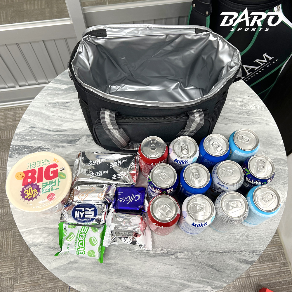 골프 간식가방 15L 보온 보냉 라운딩 아이스 쿨러백 캠핑 낚시 아이스박스