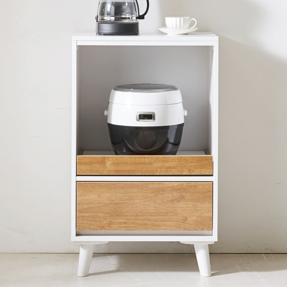 위즐 렌지대 주방수납장 전자렌지 밥솥 선반 밥통 미니 정수기다이