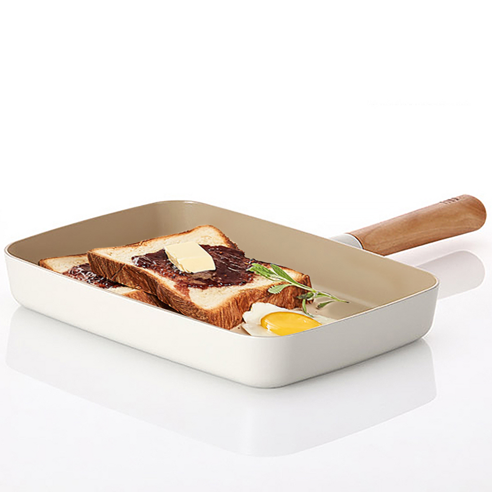 네오플램 피카 IH 인덕션 후라이팬 29cm, 사각팬