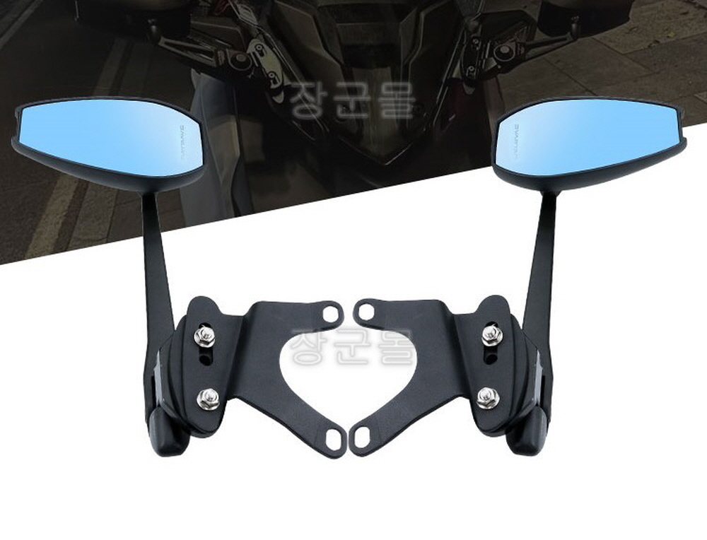 XMAX 미러킷 사이드미러 백미러 브라켓 세트 엑스맥스 호환 알루미늄 2023- - 상세 이미지 5