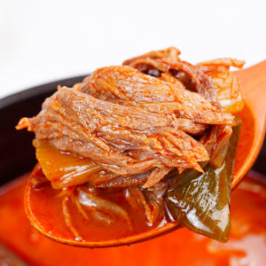 동동국수 장터 대파 소고기 육개장 5팩+1팩 600g 맛있게 먹은 솔직 후기 - 상품 이미지 4