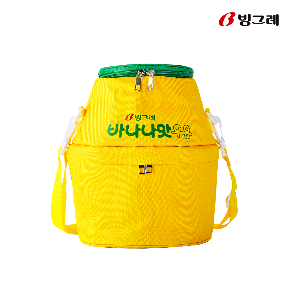 빙그레 바나나맛우유 쿨러백 보냉백