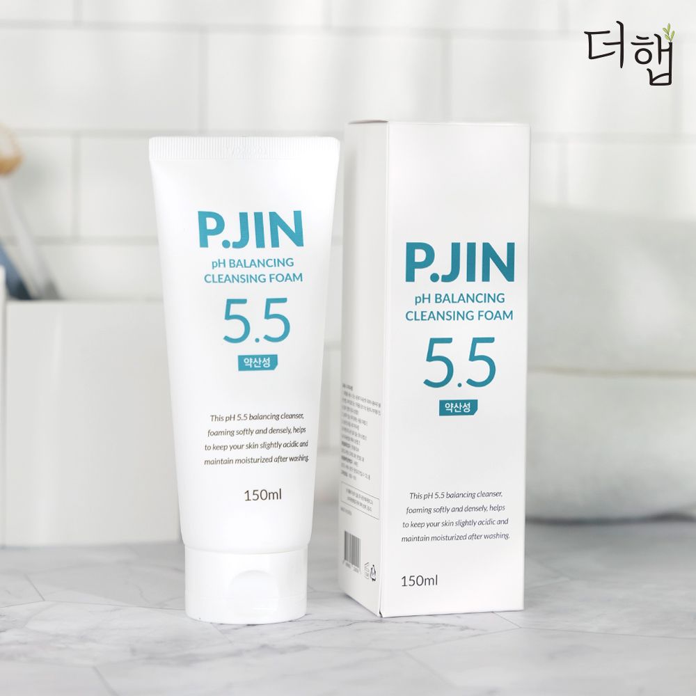 더햅 피진 약산성 클렌징 폼 pH 5.5 밸런싱 EGF 클렌저 세안제 150ml, 1개 - 상품 이미지