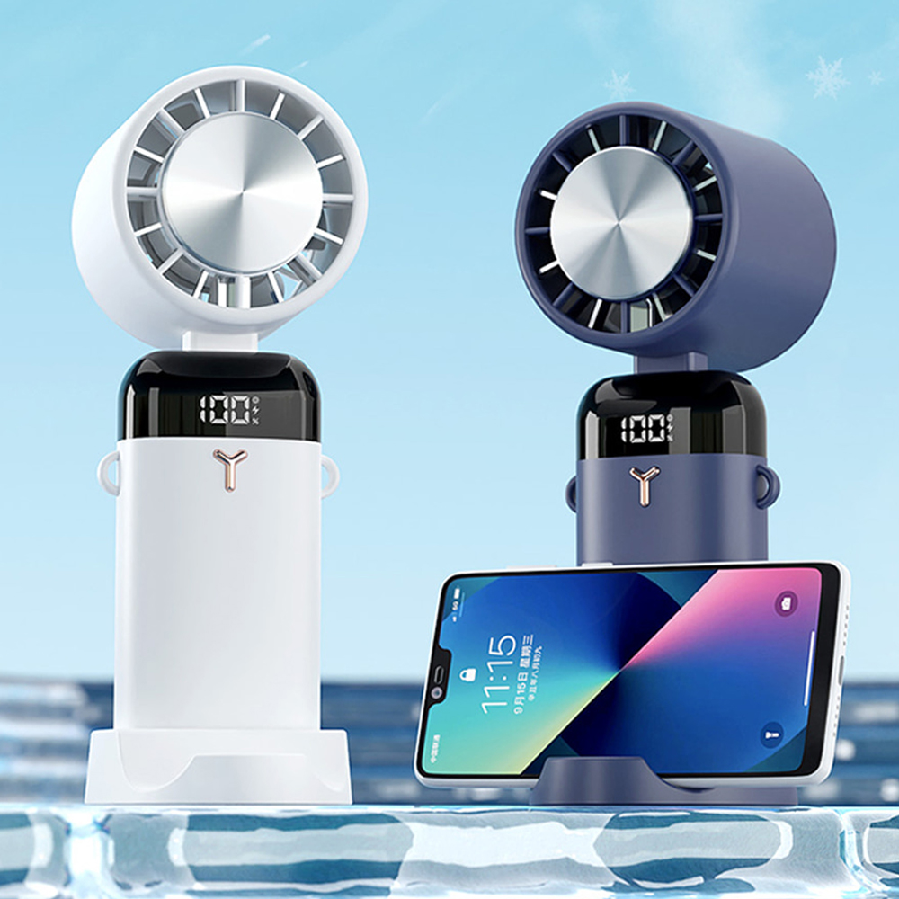 휴대용 미니 냉각 선풍기 에어컨 손풍기 핸디 손 선풍기 제품 이미지