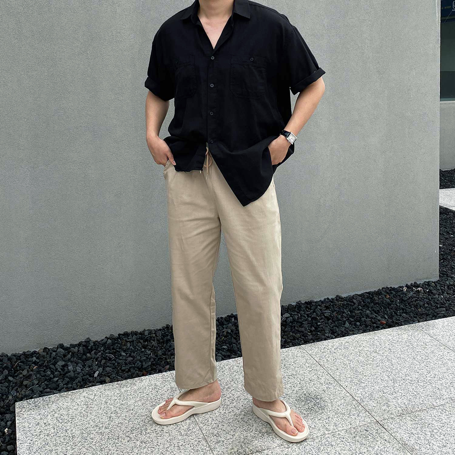 남자린넨슬랙스 린넨슬랙스추천 흰바지코디 마바지추천 남자패션팁