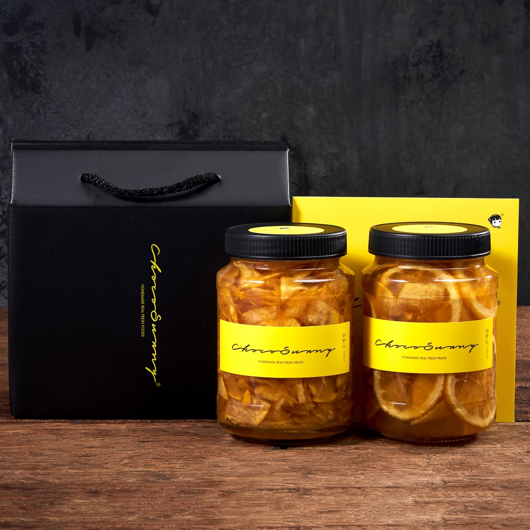 [모과청+모과레몬청] 수제 과일청 500g 2병 부모님선생님 추석명절 차 선물세트 답례품 - 상세 이미지 2