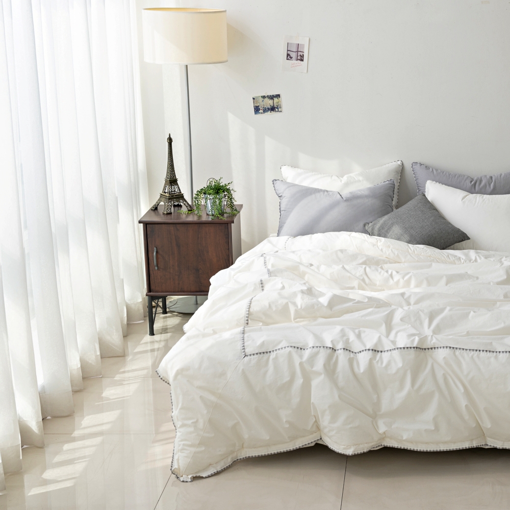 고밀도 60수 순면 워싱 호텔이불 라지킹 이불 세트