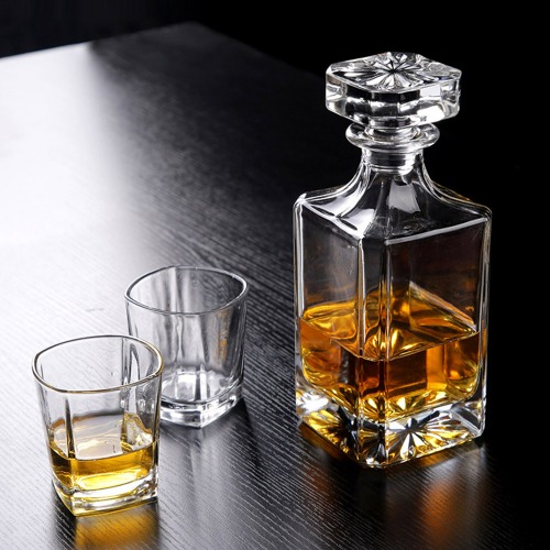 3P세트 엑스칼리버 위스키 디캔터&글라스 세트 크리스탈 양주잔 온더락 언더락잔 디켄터 : Barmade