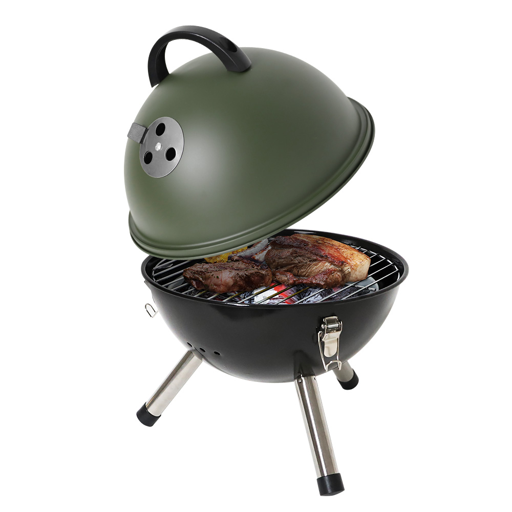 꾸버스 에그볼 바베큐그릴 훈제 훈연 직화 캠핑 휴대용 숯불 화로 미니 BBQ 원형 화로대