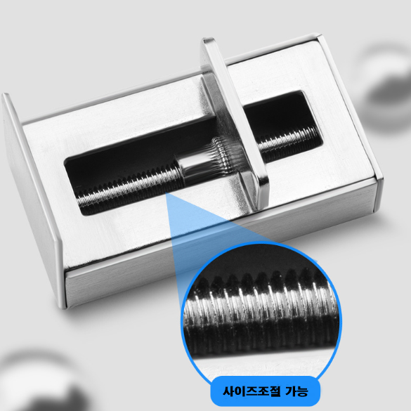 맨사템 샷시 창문 방충망 창틀 고정 방범 잠금 장치 스토퍼 1구2-8mm 이미지 6