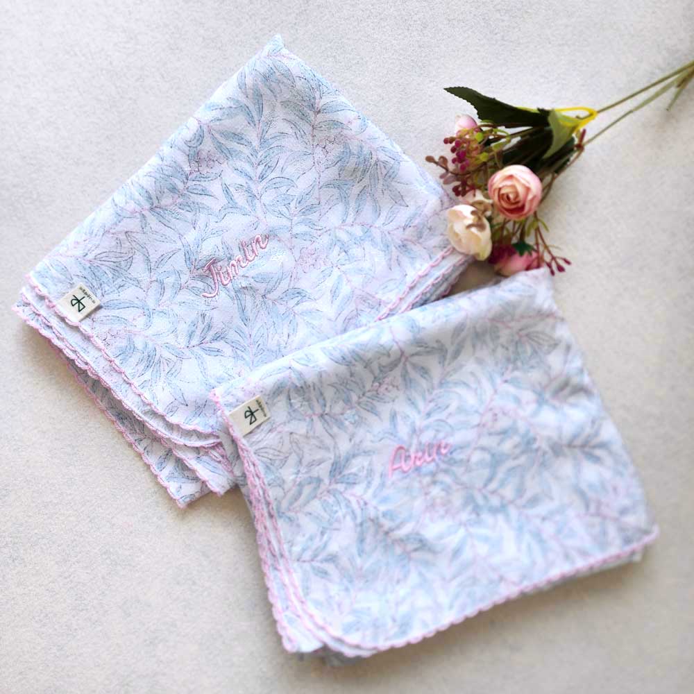 아기블랭킷 유아 여름 이불 풍기인견 거즈 어린이집 낮잠이불 자수 이니셜 이름