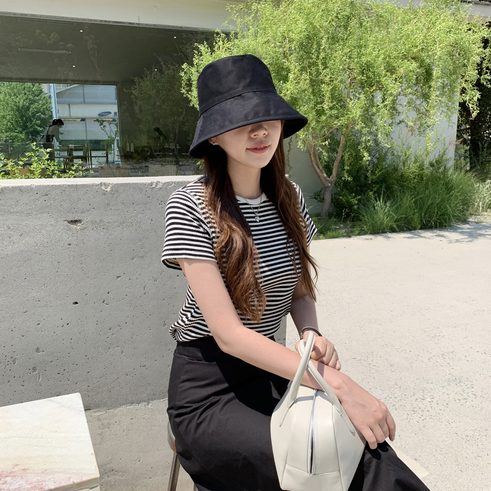 오버핏 코튼 커플 남자 여자 버킷햇 여성 벙거지모자 챙넓은모자