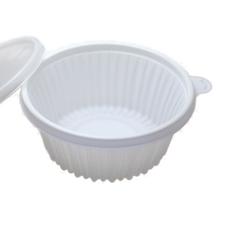 IM 미니탕용기 대 실속형 1350ml 185파이 85(H) 세트 흰색 300개 - 상품 이미지