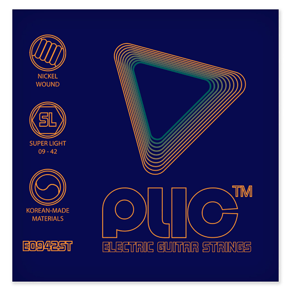 PLIC E0942ST 일렉 기타줄 09-42 SUPER LIGHT 플릭 스탠다드 - 상품 이미지