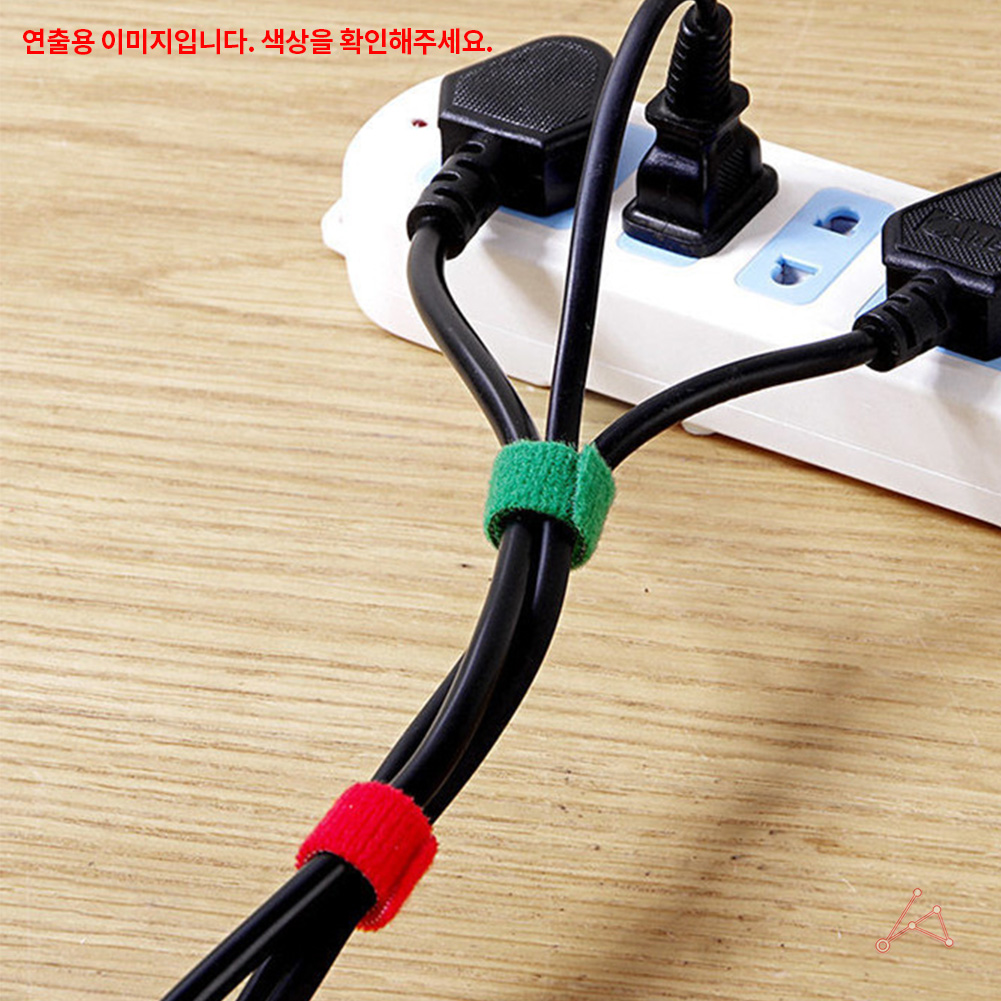 선정리 테이프 잘라쓰는 벨크로 타이 인터넷 사무실 - 상세 이미지 2