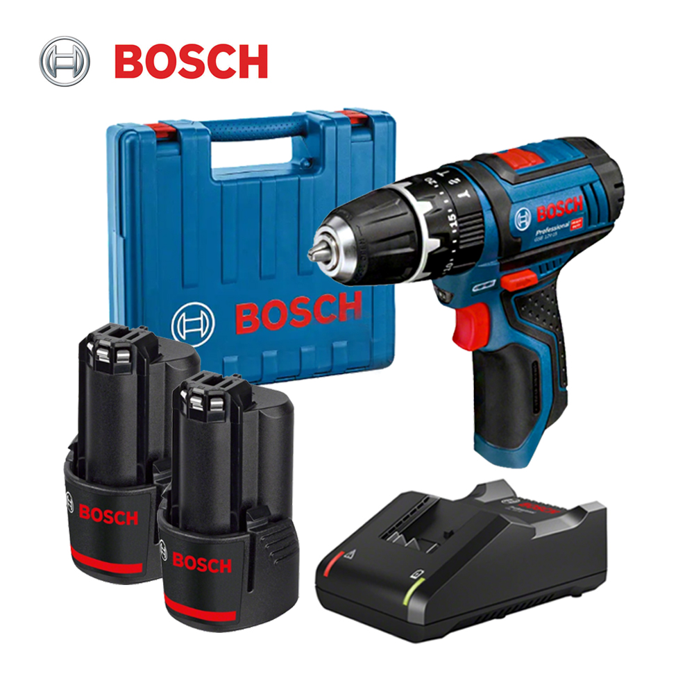 보쉬 충전임팩드릴 GSB10.8V-2-LI (2.0Ah)배터리 2개