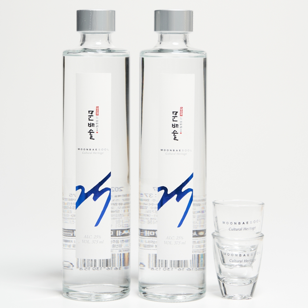 문배술 25도 헤리티지 문배주 375ml x2 선물 양조원 (잔,케이스,쇼핑백포함) - 상세 이미지 2
