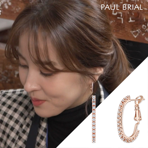 [킹더랜드 윤아, 정연 착용] 폴브리알 주얼리 아우라 원터치 귀걸이 PYBE0215_BRASS - 상세 이미지 5
