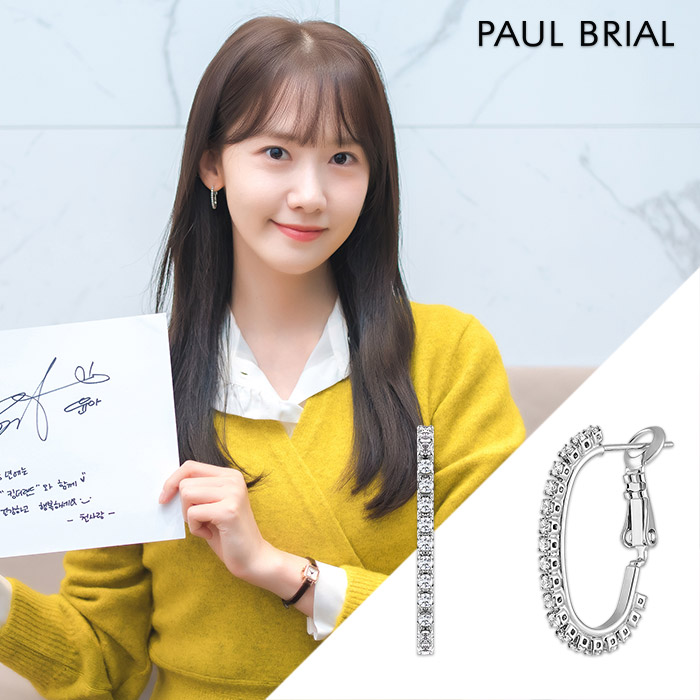 [킹더랜드 윤아, 정연 착용] 폴브리알 주얼리 아우라 원터치 귀걸이 PYBE0215_BRASS - 상세 이미지 2