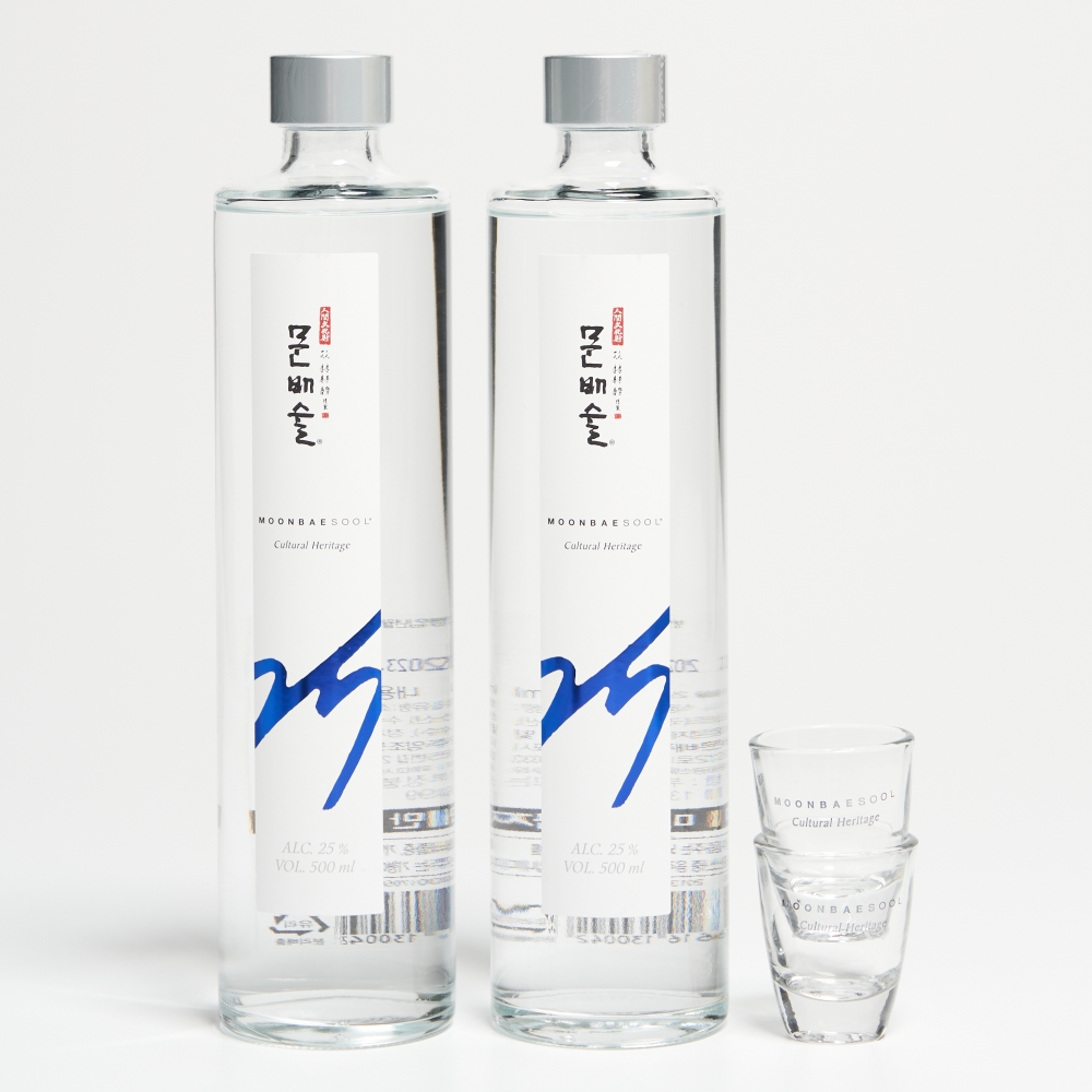문배술 25도 헤리티지 문배주 500ml x2 선물 양조원 (잔,케이스,쇼핑백포함) - 상세 이미지 2