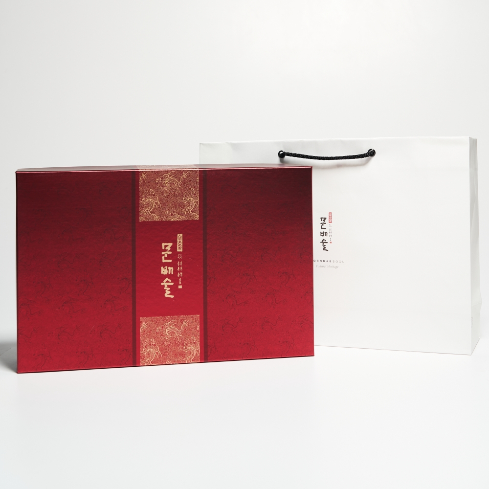 문배주 40도 문배술 400ml x2 특1호 선물 양조원 (잔,케이스,쇼핑백포함) - 상세 이미지 5