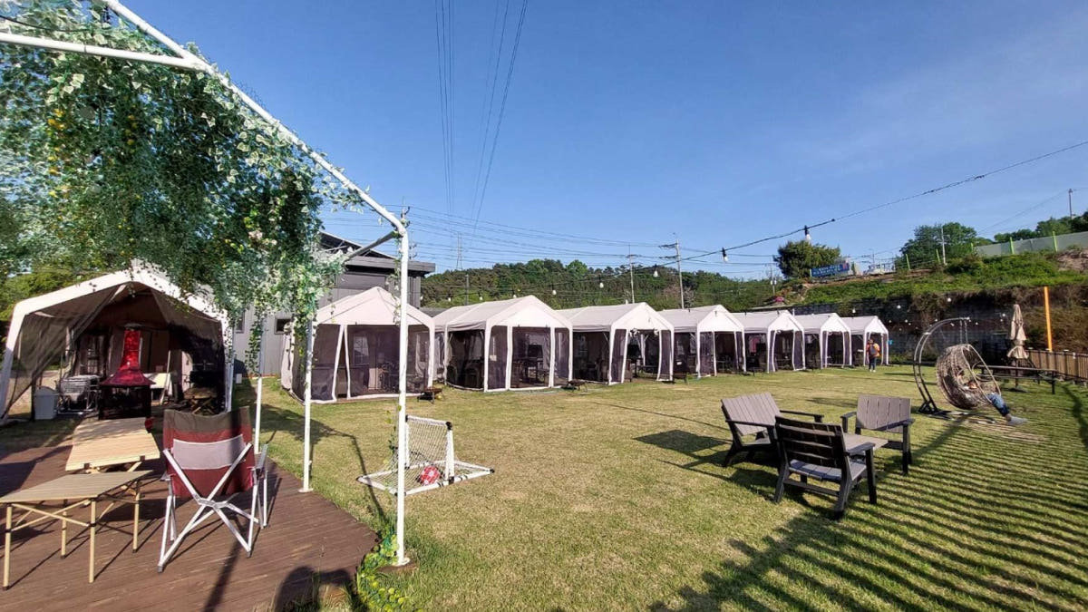 뜨거운청춘 인천강화도 캠핑 BBQ 리조트 슬로프카 화개산 스카이워크 차오통 대룡리 시장 - 최저가 128,200원