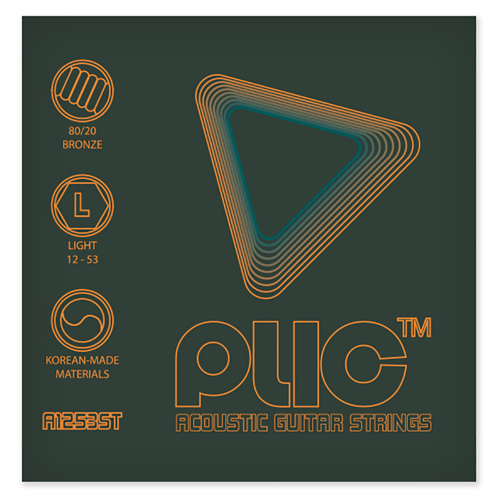 PLIC A1253ST 통기타줄 12-53 LIGHT 플릭 스탠다드 - 상품 이미지