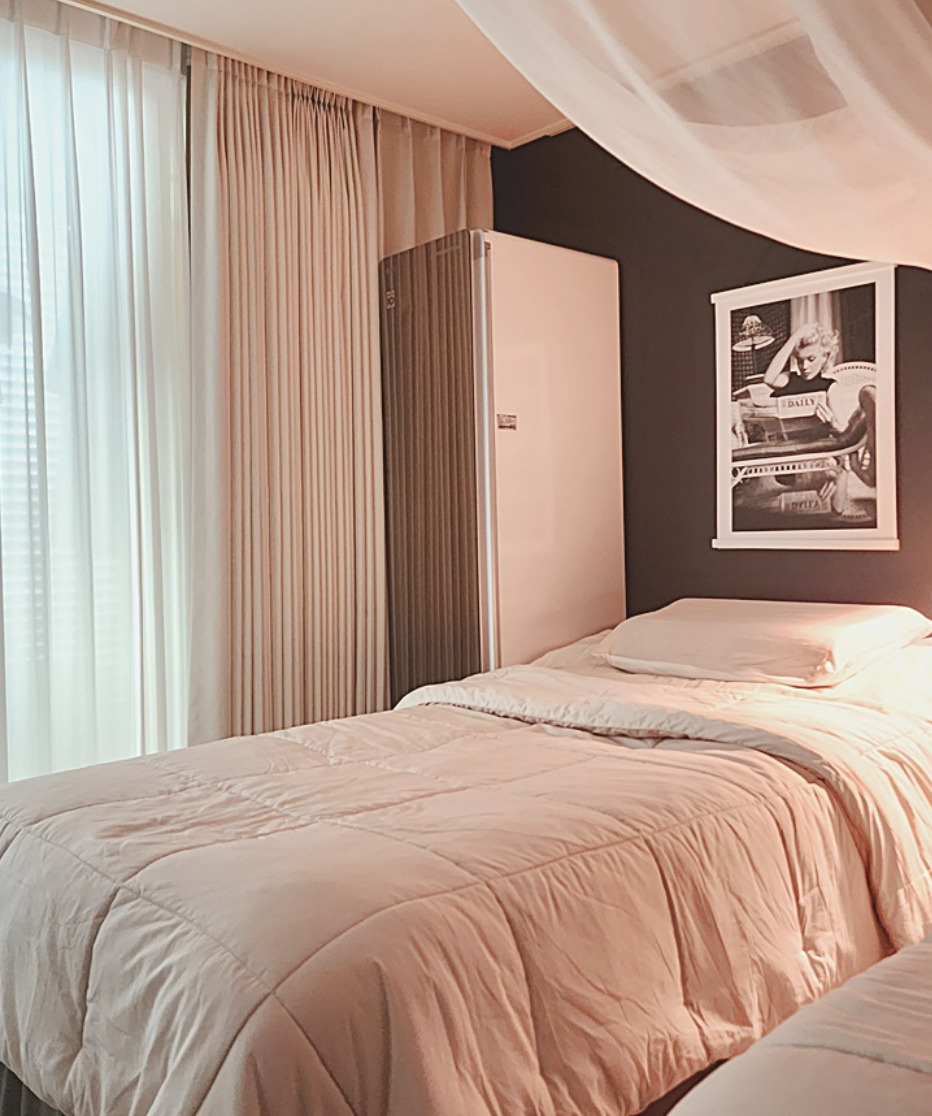 아르일랑 완벽 암막 커튼 빛차단율 100% 형상 기억 가공 1cm 나비주름 타입 페이버릿