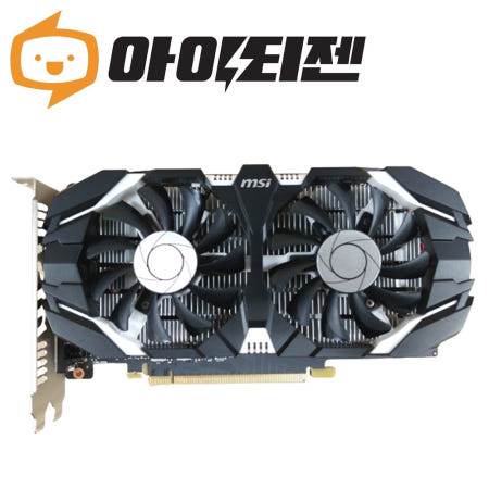 MSI 지포스 GTX1050Ti 4GB 게이밍 그래픽카드 MSI 2팬