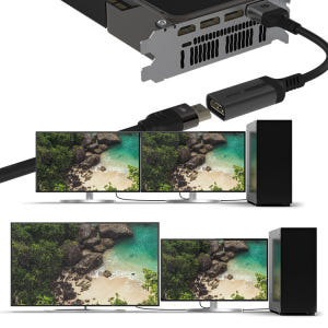 DP 1.4 to HDMI 2.0 HDR 어댑터 케이블 개봉기 | 실사용 후기 - 상품 이미지 4