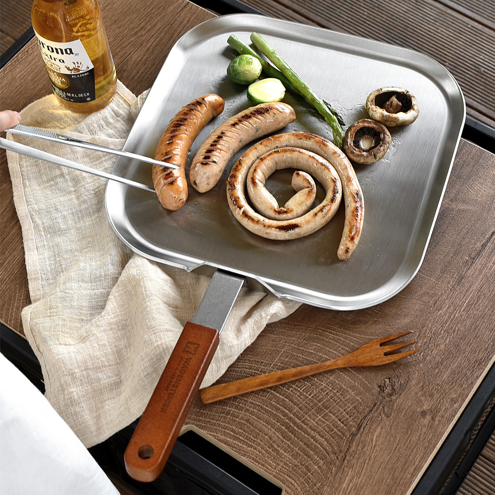 바겐슈타이거 통3중 사각 그리들 캠핑 불판 그릴 바베큐