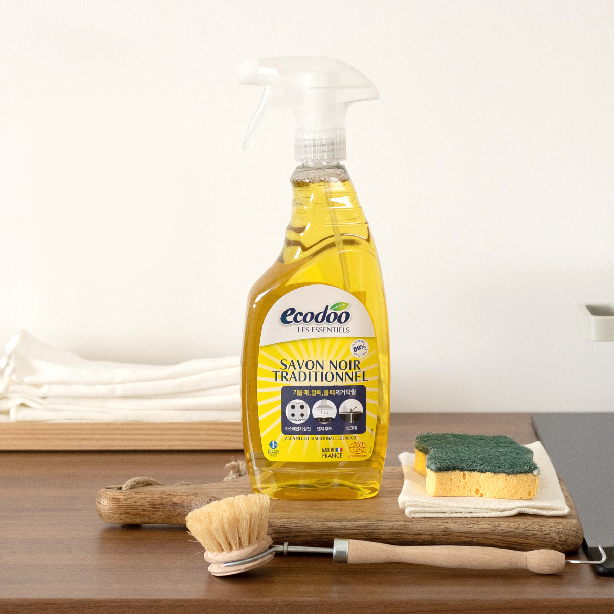 에코두 다목적 키친 클리너 세정제 주방 기름때 찌든때 제거 750ml, 2개 - 상세 이미지 2