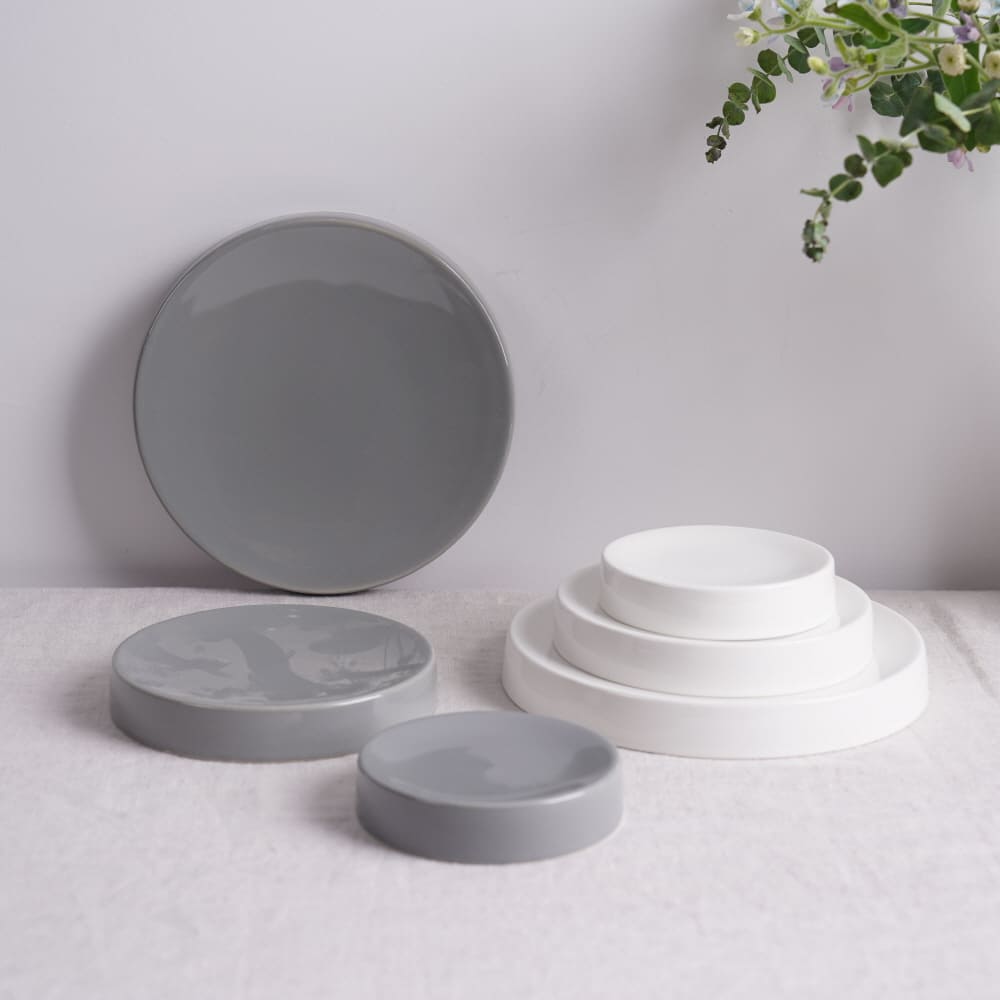 에라토 마일드 접시 원형 빈티지 디저트 한식 플레이트 예쁜 그릇 4.5인치