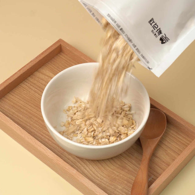 싸리재 바삭한 국산 귀리 유기농 오트밀 압착 쉐이크 롤드오트 1kg, 1개