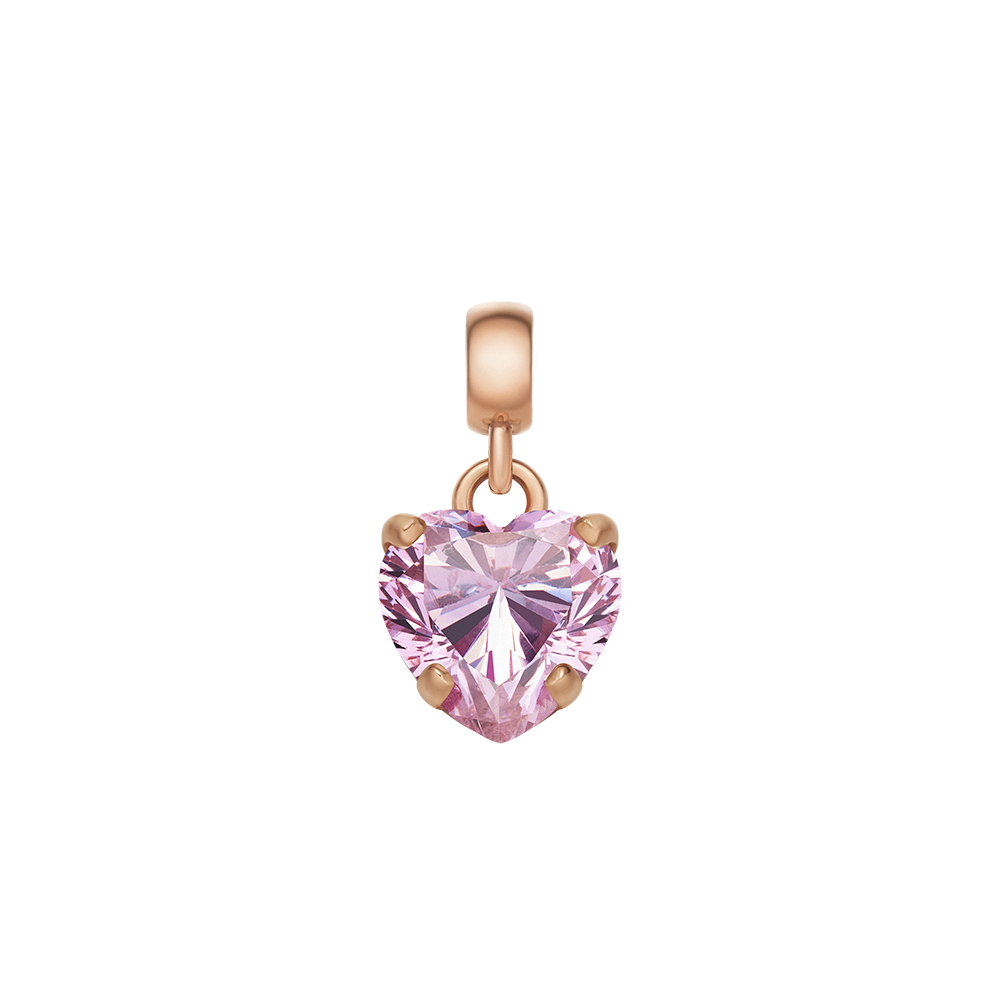 다니엘 웰링턴 HEART CHARM 5컬러 하트펜던트 큐빅 여자팔찌 목걸이 - 상세 이미지 2