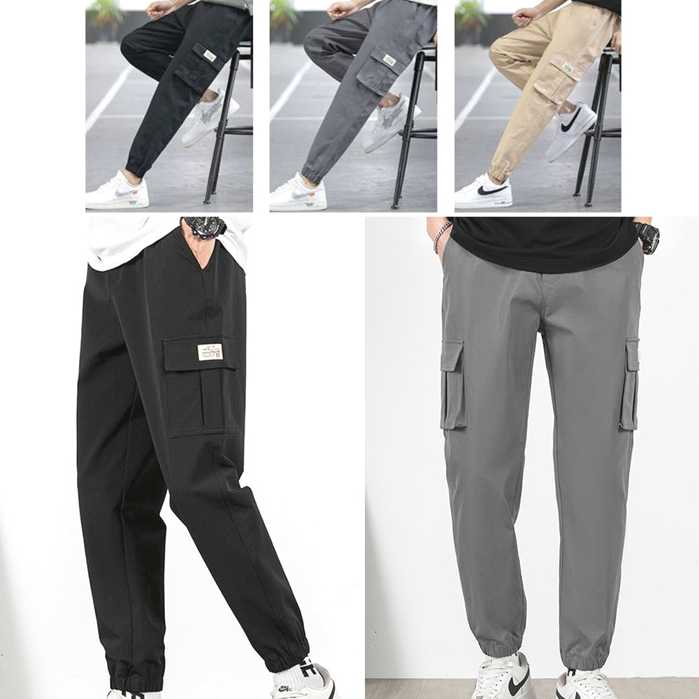 남자 데일리 카고바지 남성 편한 작업복 조거 팬츠 - 상품 이미지