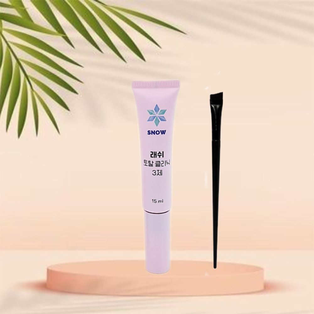 래쉬 토탈 클리닉 속눈썹펌 PH컨트롤 결정리 수분 영양 클리닉 브러쉬