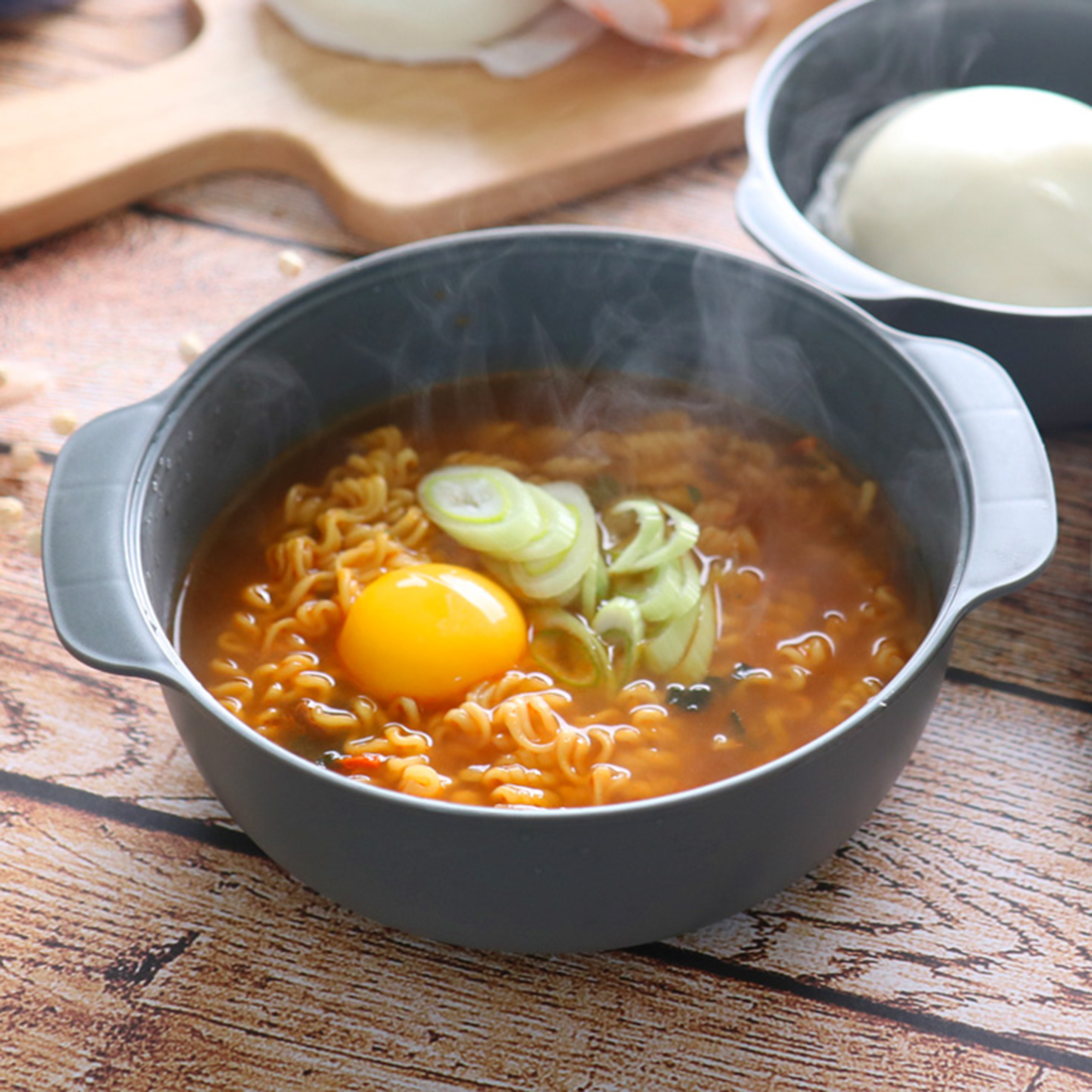 전자레인지 계란찜 라면끓이기 닭가슴살 옥수수 만두 호빵 양배추 찜기 뚜껑 포함 - 상세 이미지 2