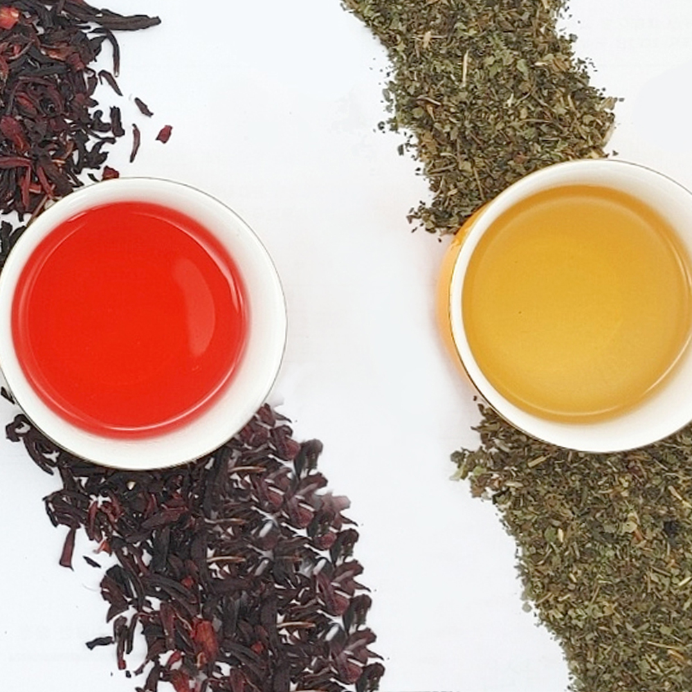 티샹떼 허브차 캐모마일차 페퍼민트 히비스커스 루이보스티 25티백 세트